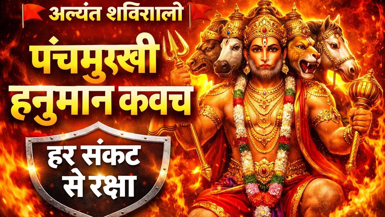 🔴 श्री पंचमुखी हनुमान कवच | हर संकट से रक्षा करने वाला चमत्कारी पाठ | Powerful Hanuman Kavach