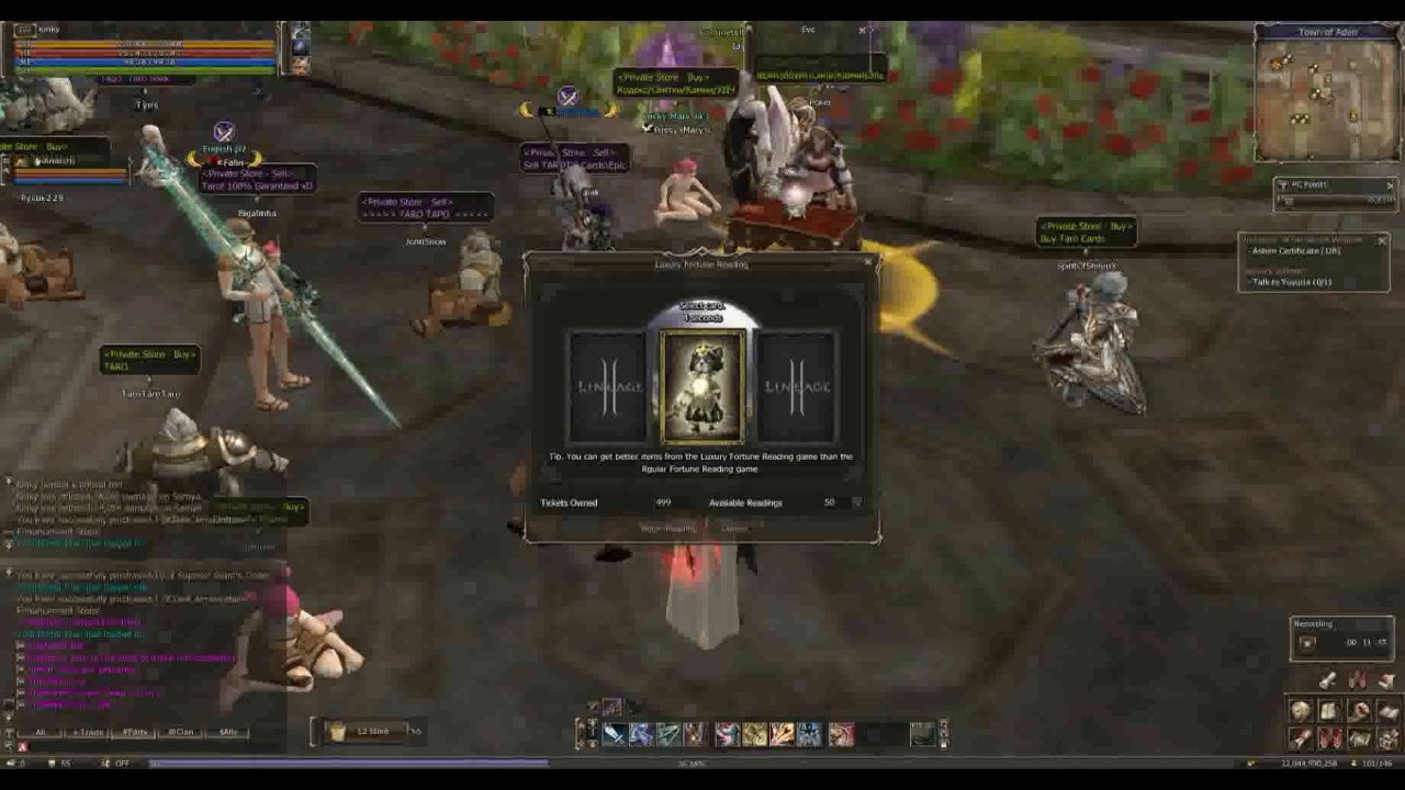 1000 Tarots on Gamecoast