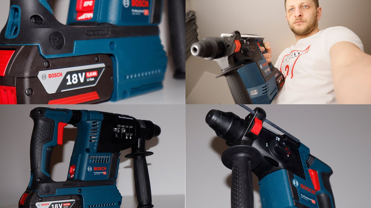 Огляд акумуляторного перфоратора BOSCH PROFESSIONAL GBH 18V - 26