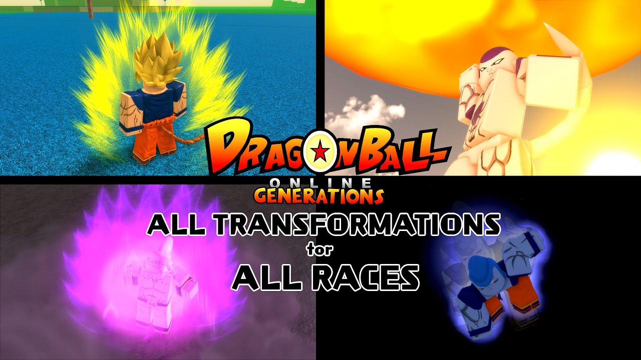 [DBOG - Dragon Ball Online Generations] All Transformations for All Races