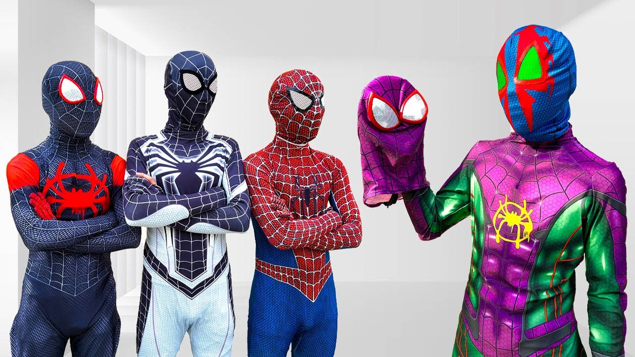 TEAM SPIDER-MAN vs BAD GUY TEAM | BAD-HERO: Became a New SUPER BAD-HERO ( Special Live Action )