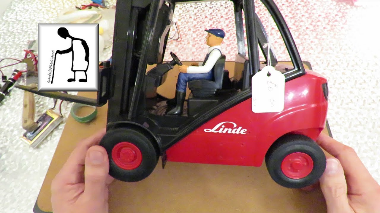 RC conversion Wire controlled Linde Forklift Truck