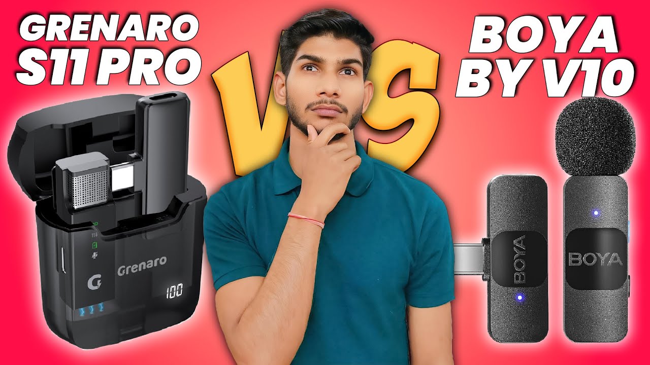 Boya BY V10 vs Grenaro S11 Pro - Detailed Comparison | Best wireless mic under budget?