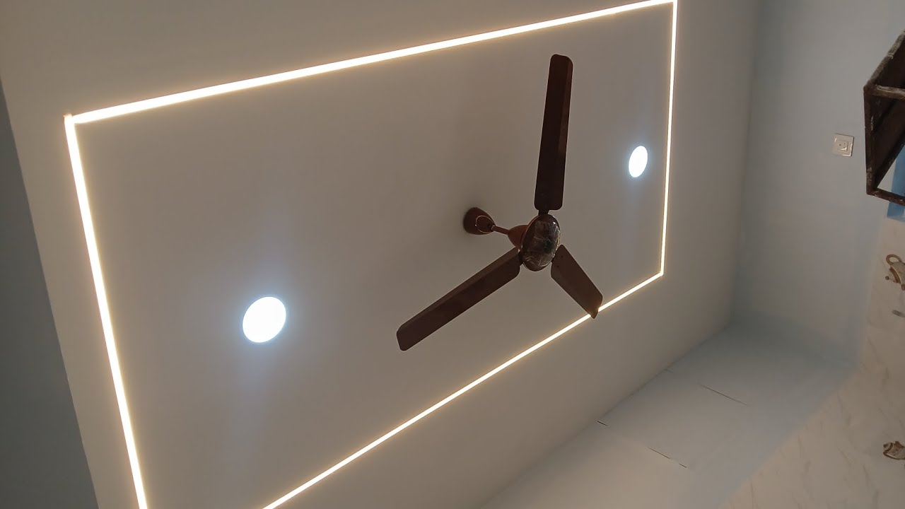 LED profile light fixing in fall celling step by step full video #lighting #electrical 