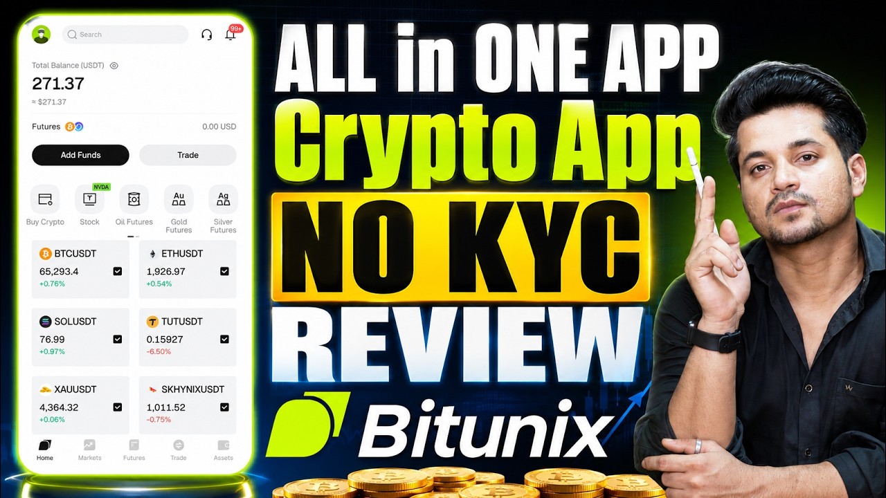 Bitunix Review 2026 | Best Non-KYC Crypto Exchange? Low Fees | Stocks, Gold, Silver & Crude Oil