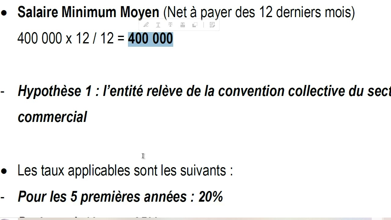 Indemnité de Services Rendus et Indemnité de Préavis au GABON
