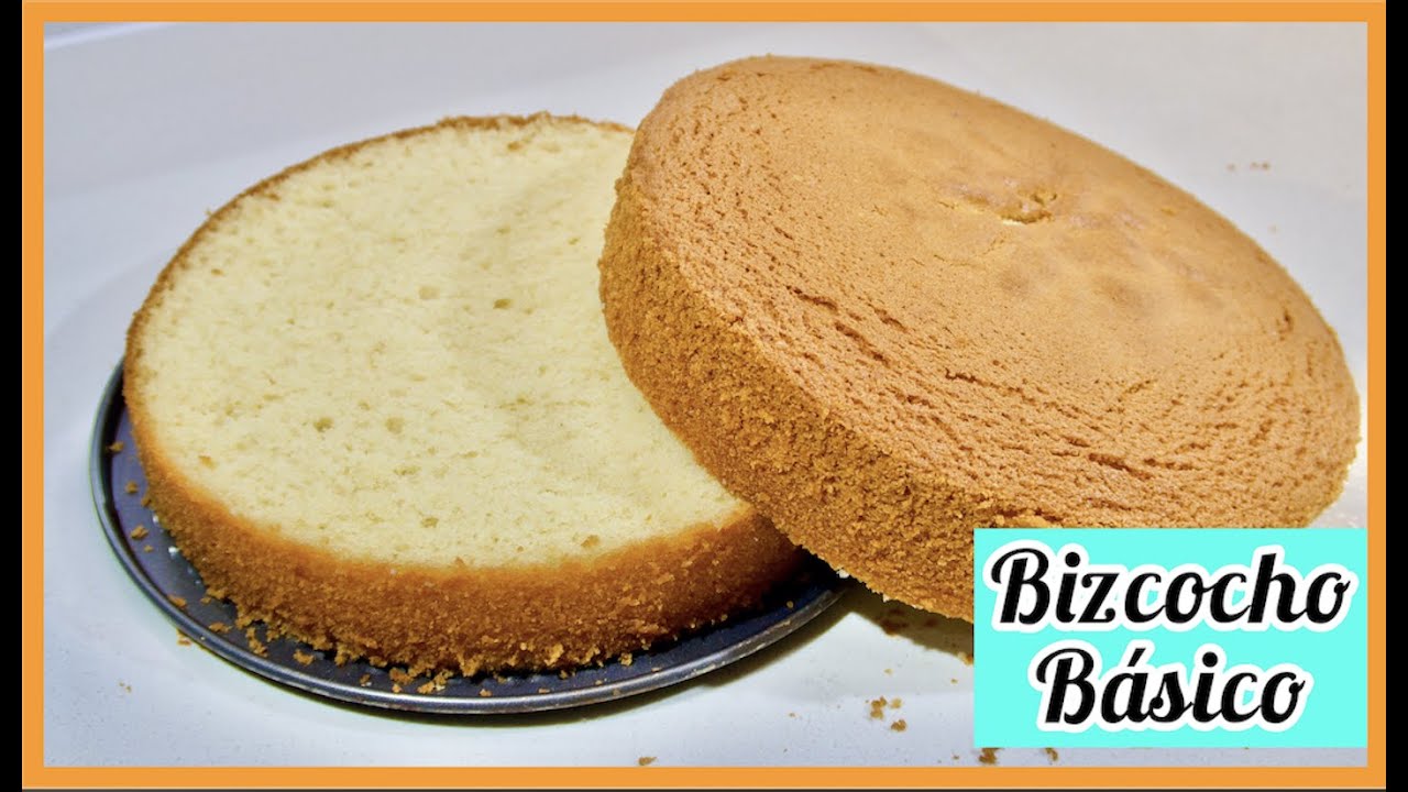 BIZCOCHO BÁSICO: ESPONJOSO Y HUMEDO | Perfecto para rellenar!