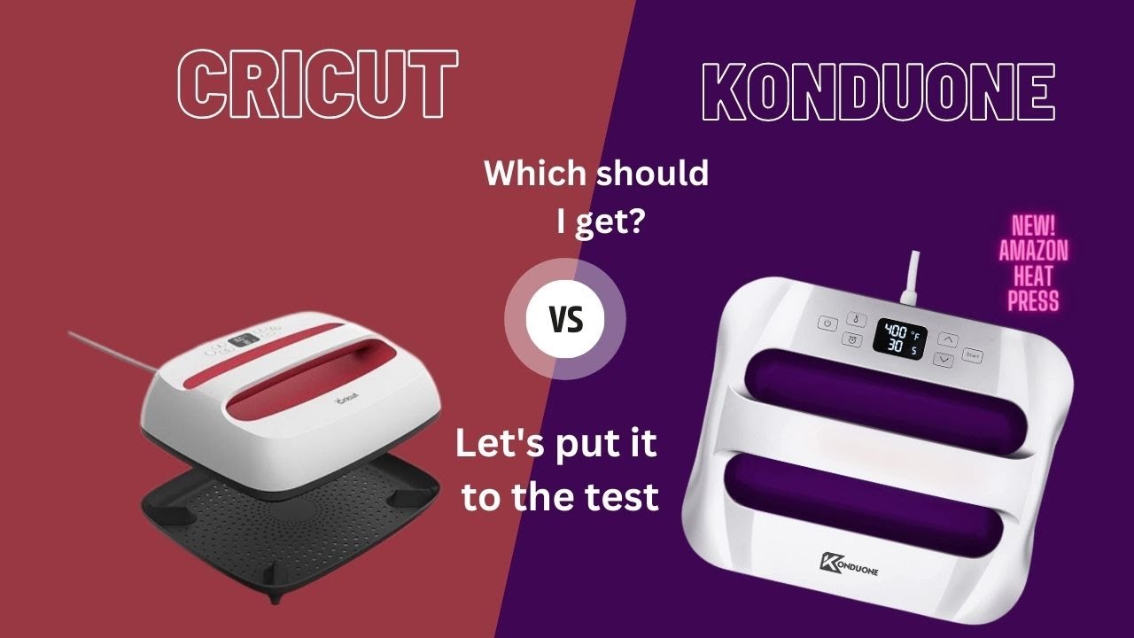 Konduone Easy Press Demo and Review|Does it Compare to Cricut