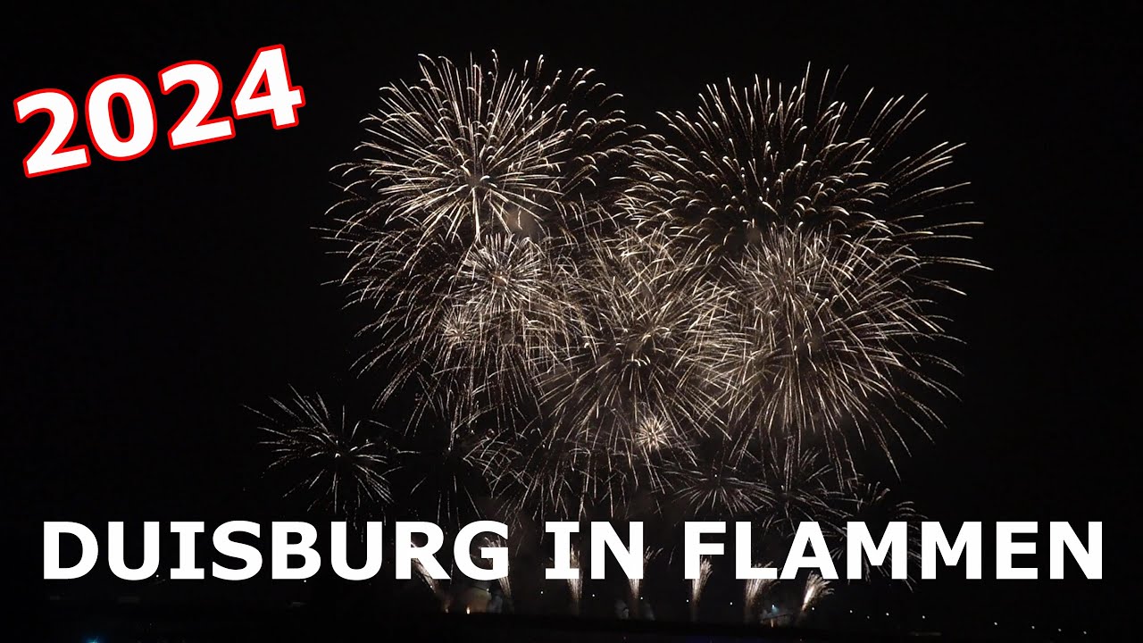 Duisburg 2024 - Ruhrort in Flammen - Hafenfest 2024 FEUERWERK FIREWORKS / VUURWERK Show