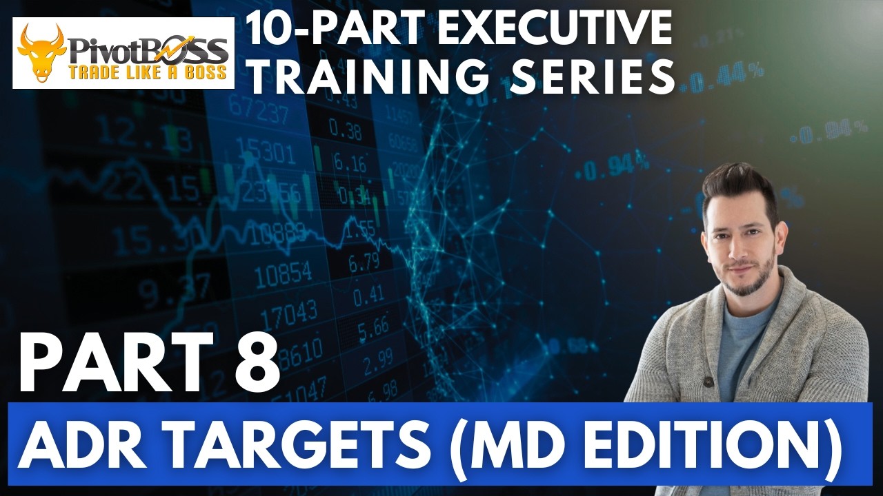 ADR Targets (MD Edition) | Executive Training Series Part 8 | PivotBoss Trading