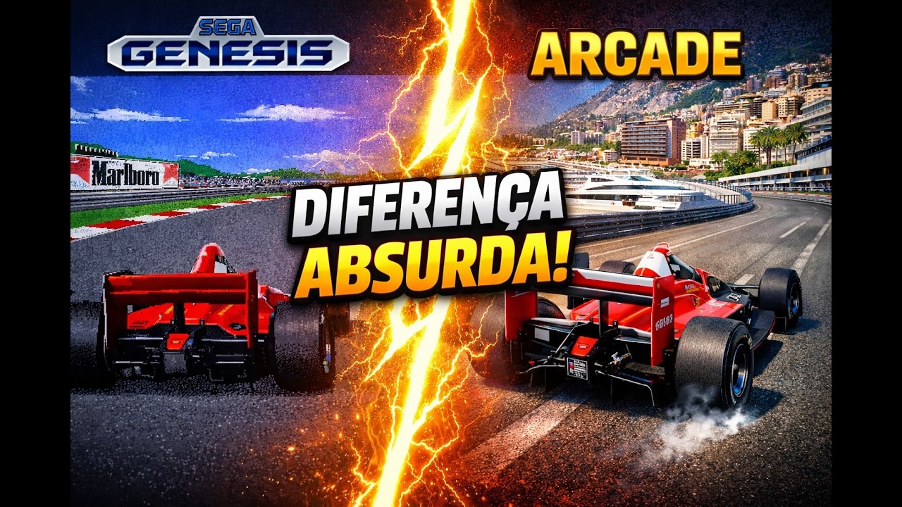 Super Monaco GP Arcade vs Sega Genesis