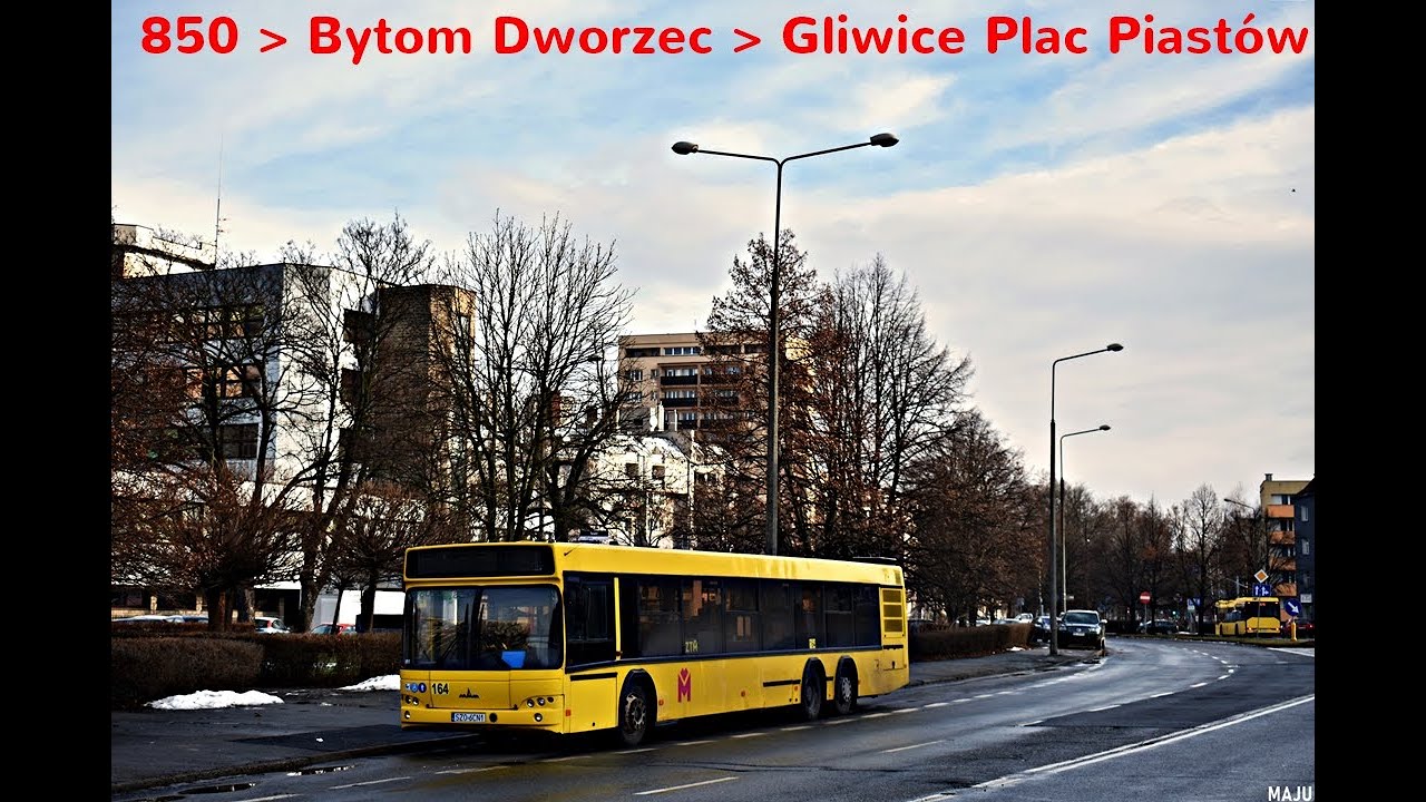 850 - Bytom Dworzec -  Gliwice Plac Piastów