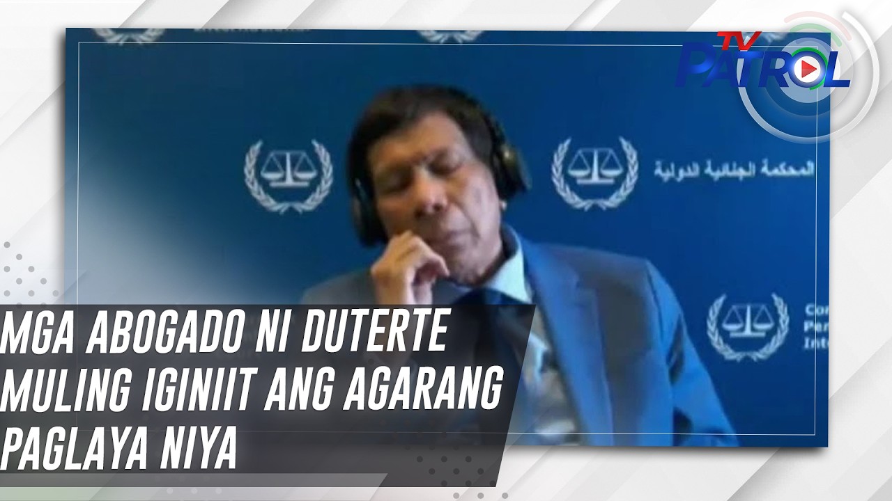 Mga abogado ni Duterte muling iginiit ang agarang paglaya niya | TV Patrol