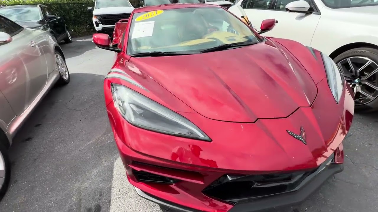 2021 Chevrolet Corvette, red stock number G9519