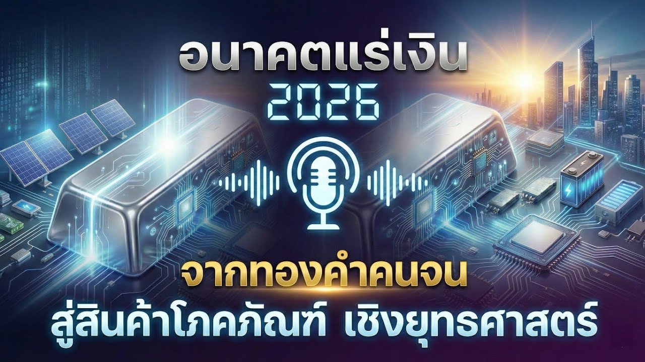 อนาคตแร่เงิน2026เจาะลึกกลไกราคาSilverเมื่อDemandอุตสาหกรรมปะทะวิกฤตศรัทธาในเงินกระดาษแร่เงิน
