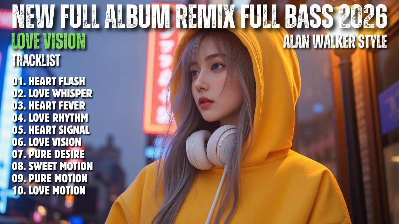 ALAN WALKER STYLE X SAHARA || LOVE VISION || NEW FULL ALBUM REMIX FULL BASS 2026