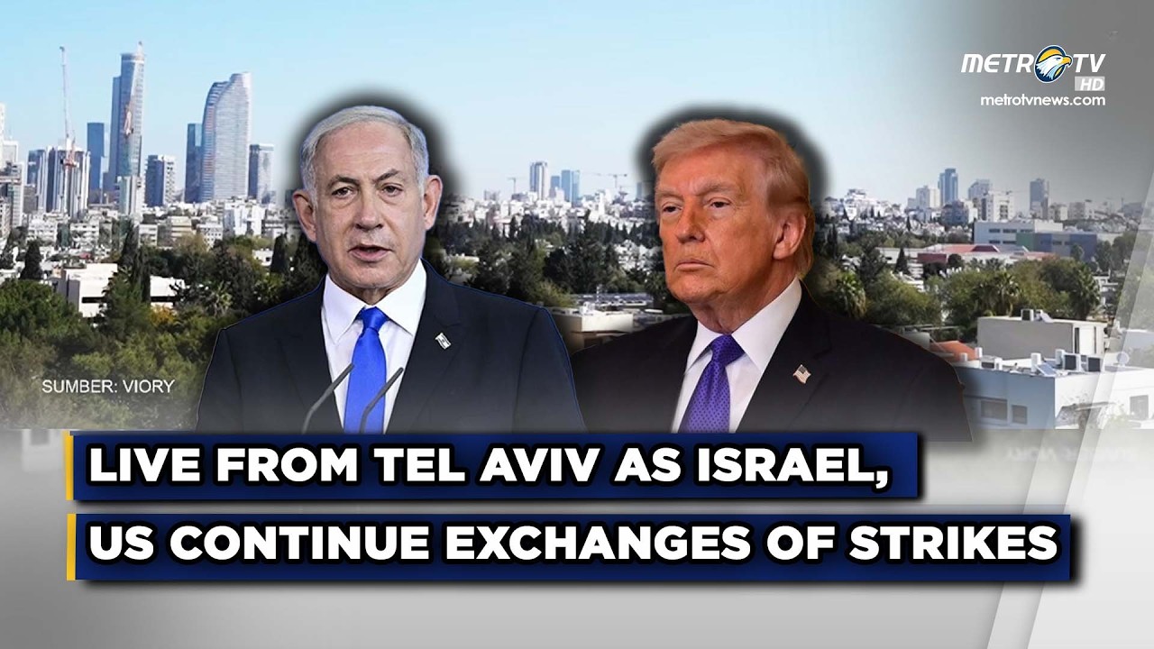 BREAKING NEWS - LIVE FROM TEL AVIV AS ISRAEL, US CONTINUE EXCHANGES OF STRIKES WITH IRAN