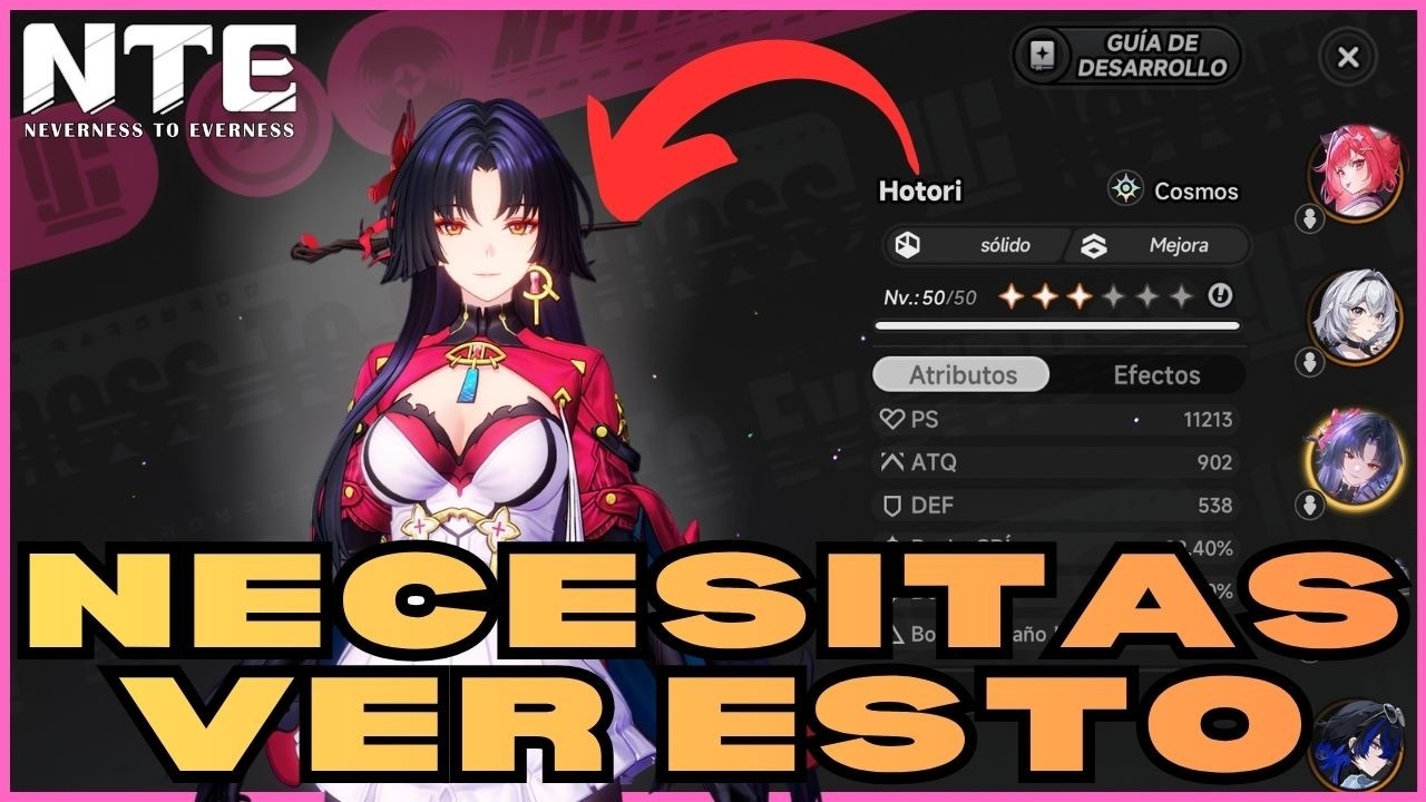👉NO IGNORES ESTA GU&Iacute;A🚨LO M&Aacute;S &Uacute;TIL para BUILDEAR A TUS PERSONAJES EN NTE✅