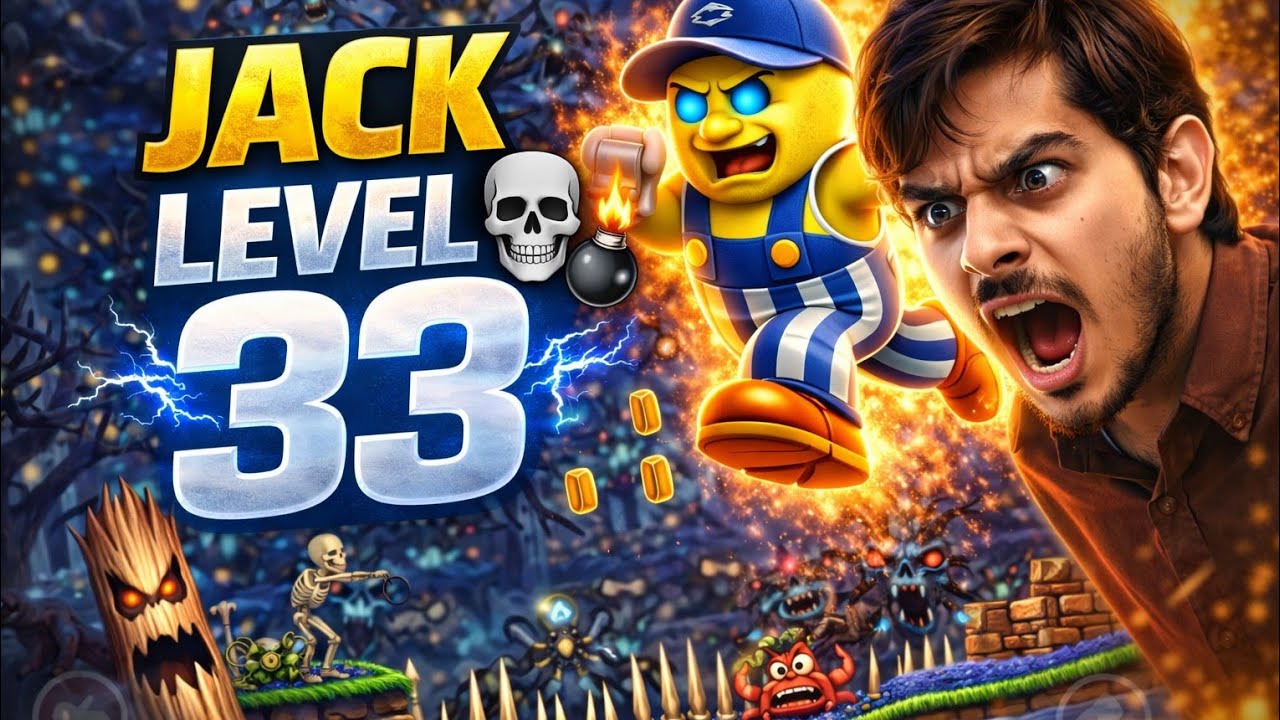 LEVEL 33 NIGHTMARE MODE 💀🔥 | JACK’S HARDEST CHALLENGE ⚡😱 #gaming#gameplay#mobilegaming #explorepage 