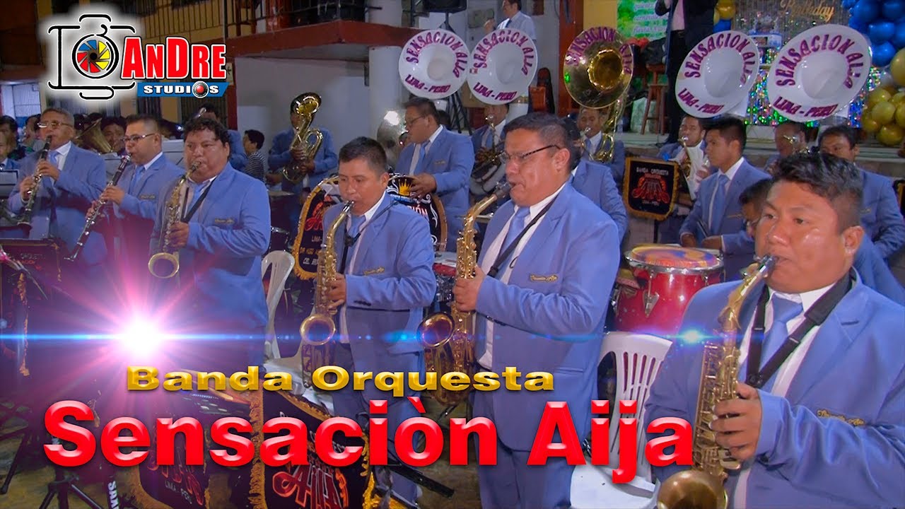 Banda SENSACIÒN AIJA ▶ Mix Huaracinos / Aniversario 2022