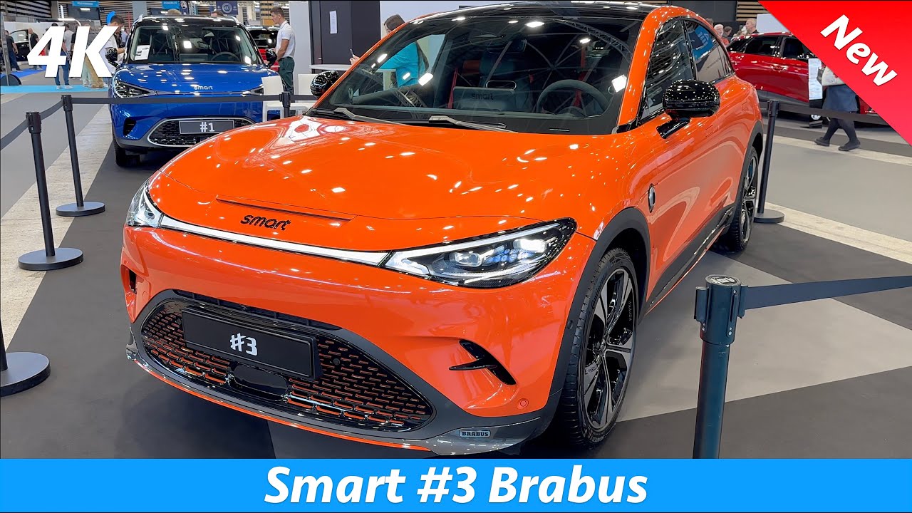 Smart #3 Brabus 2024 - PIERWSZE spojrzenie w 4K (na zewnątrz - wnętrze) Przegląd wizualny