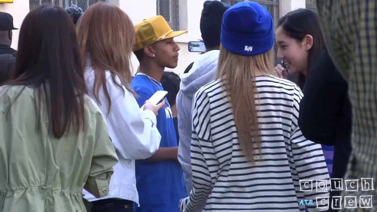 130512 T-ara N4 + Dani #2 @ Chris Brown MV Shoot