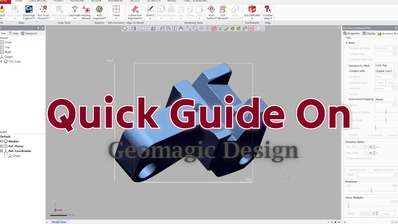 Starting guide to Geomagic X