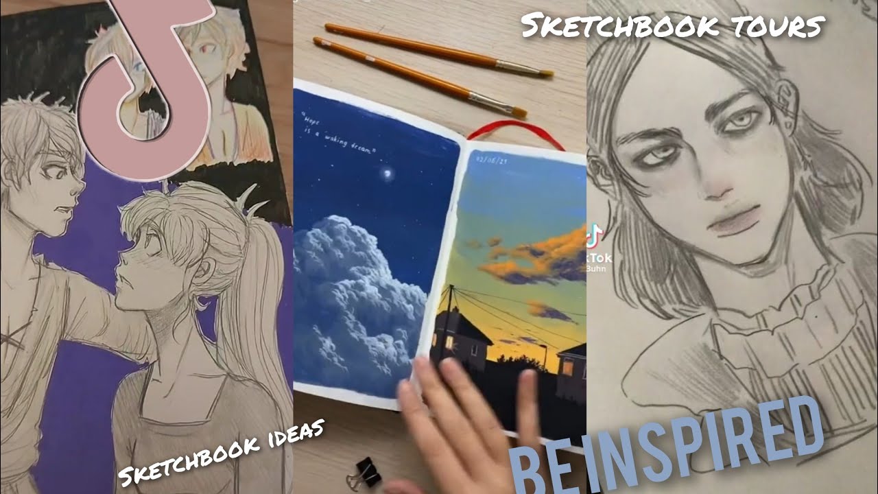 Sketchbook tour/sketchbook ideas that motivate me to draw 12/TikTok Arts Compilation#61