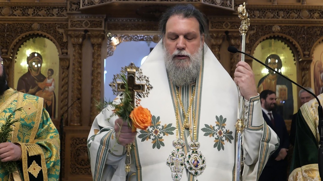 ΑΡΧΙΕΡΑΤΙΚΗ ΘΕΙΑ ΛΕΙΤΟΥΡΓΙΑ ,ΧΟΡΟΣΤΑΤΟΥΝΤΟΣ ΤΟΥ ΣΕΒΑΣΜΙΩΤΑΤΟΥ  ΜΗΤΡΟΠΟΛΙΤΟΥ ΜΑΣ κ.κ. ΓΑΒΡΙΗΛ.