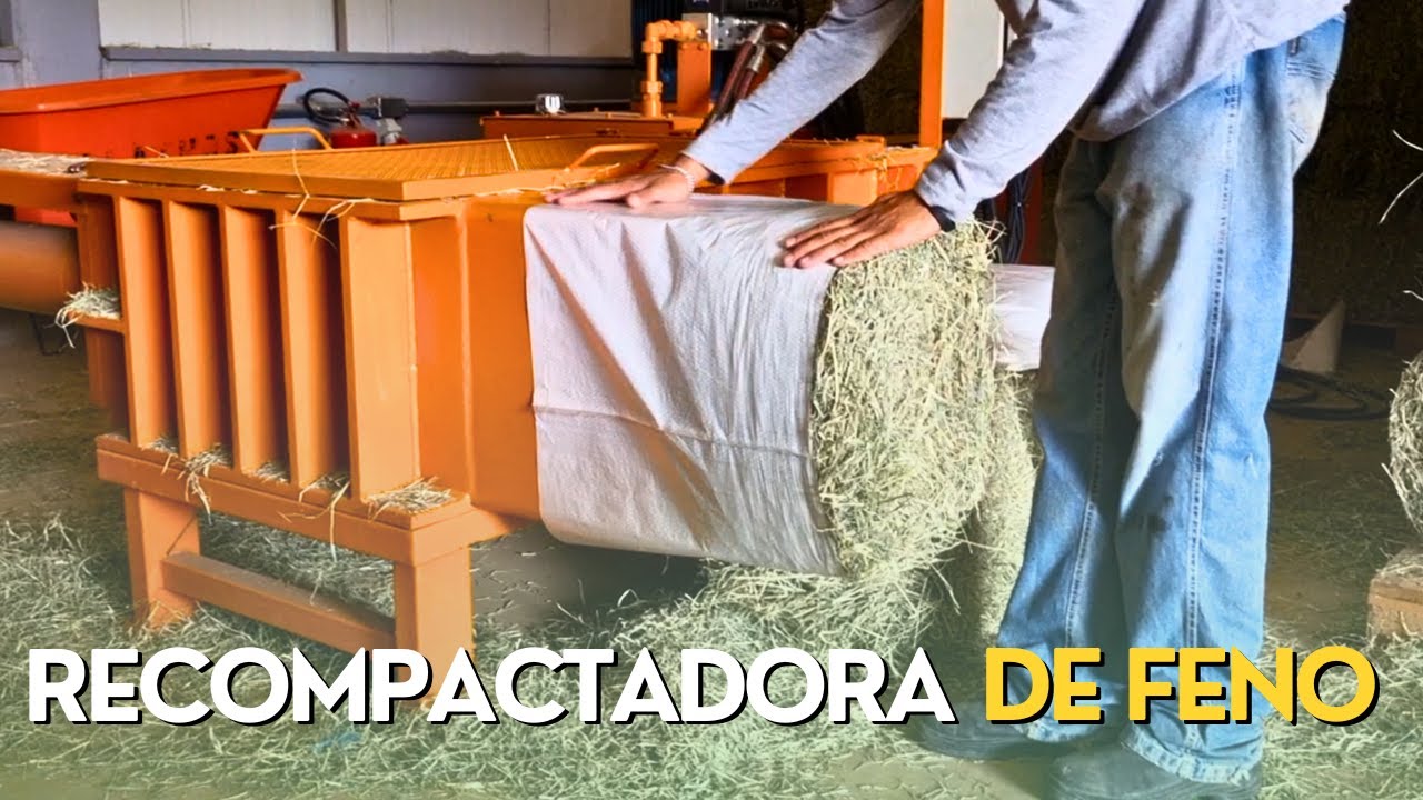 RECOMPACTADORA DE FARDOS DE FENO DE TIFTON 85 Ep#272