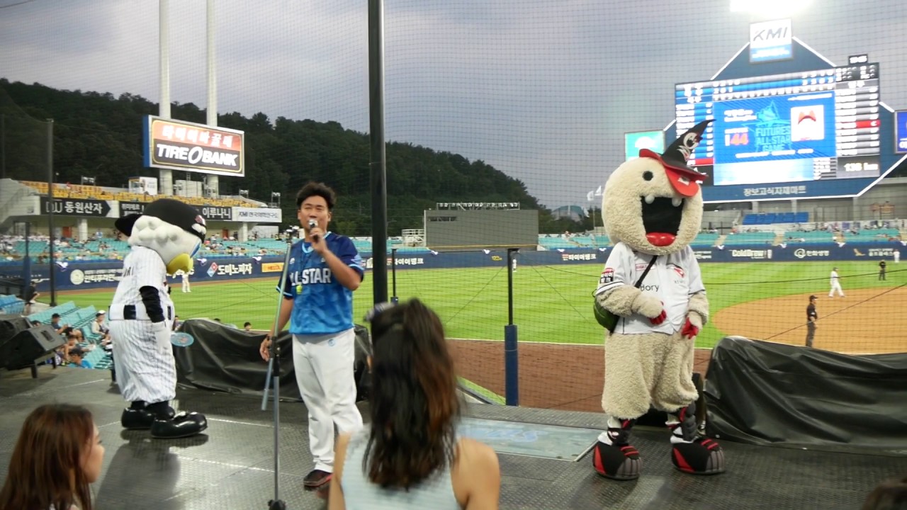 170714 2017 KBO 퓨처스리그 올스타전, 누리, 또리 댄스 대결, 다이노포스