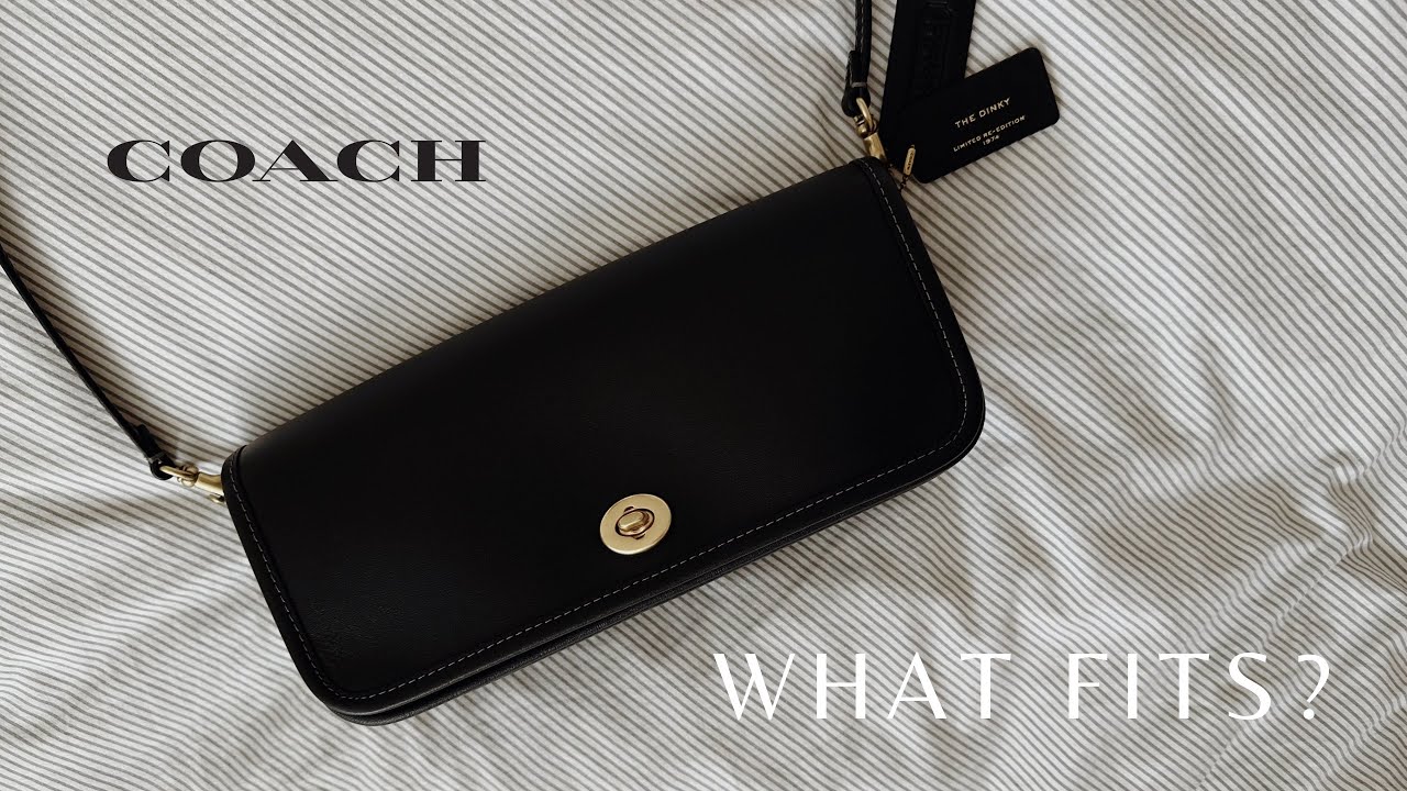 Что помещается в сумку Coach Dinky | 2024