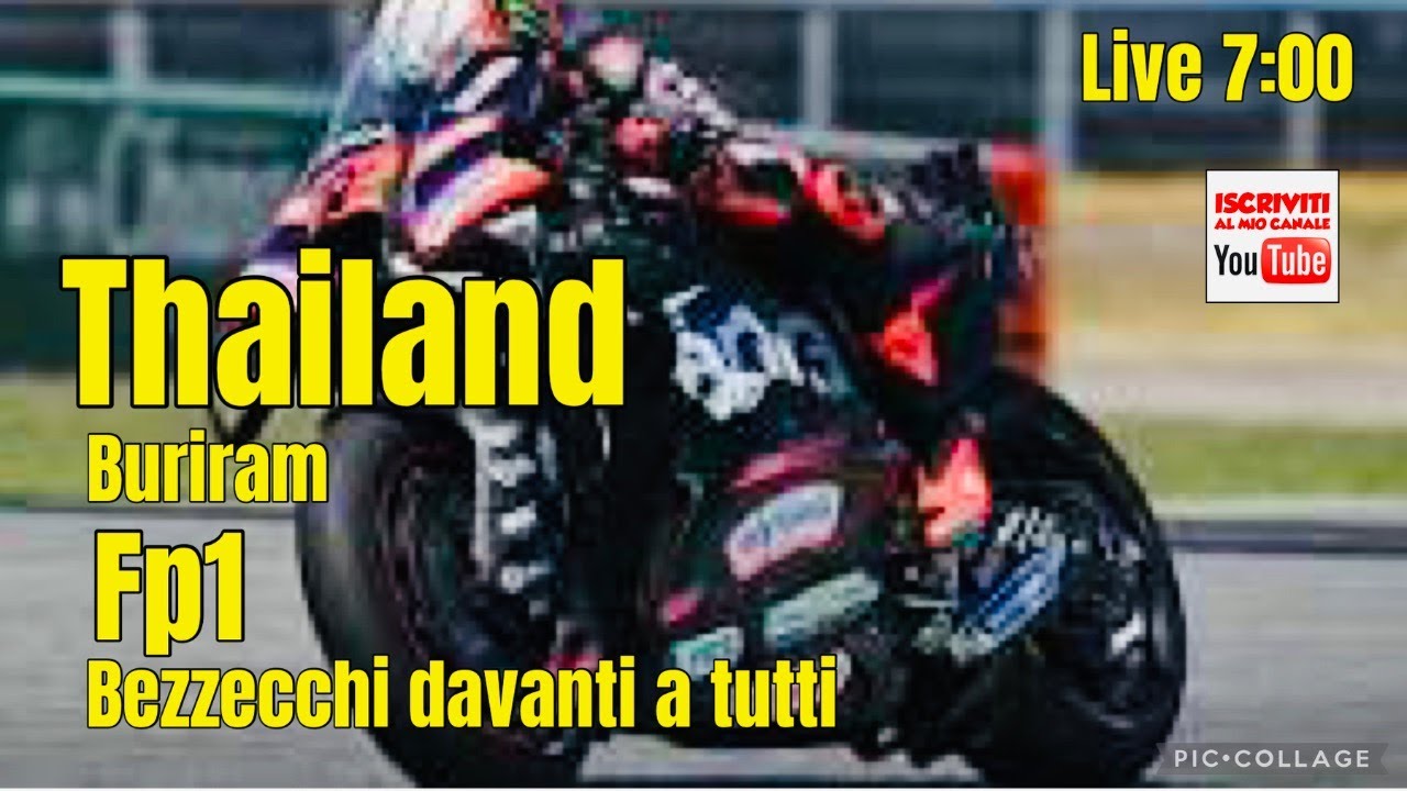 #motogp 2026 Fp1 Thailand Buriram finalmente ci siamo davvero! ☺️