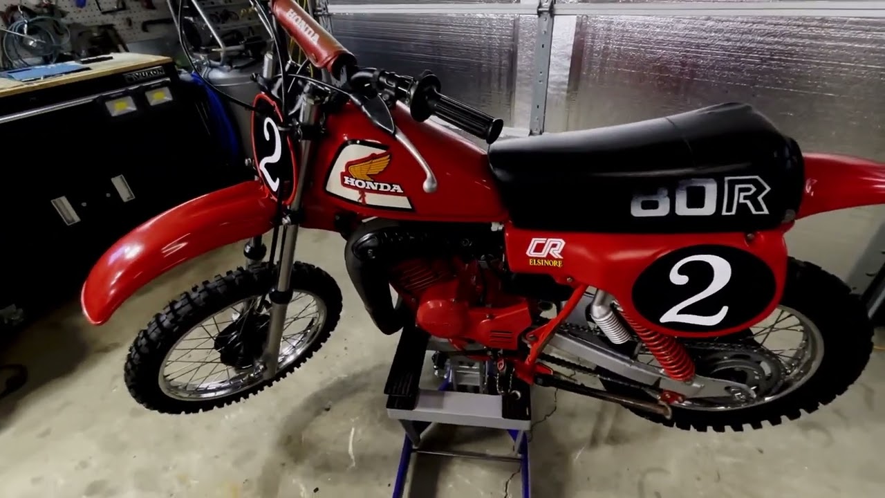 1981 honda cr80r vintage rare find!