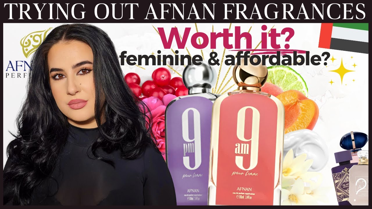 Trying out AFNAN 9 AM & 9 PM for WOMEN - PERFECT SUMMER FRAGRANCES? Middle Eastern Fragrances 2023