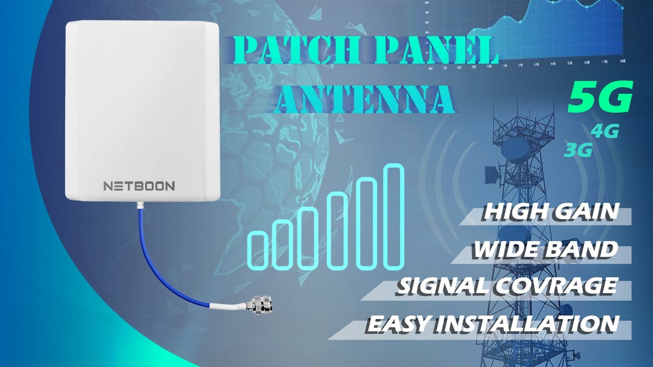 4G 5G Patch Panal Antenna Manufactuer |  High Gain Wall Mount Indoor Outdoor Antenna 698-6000MHz