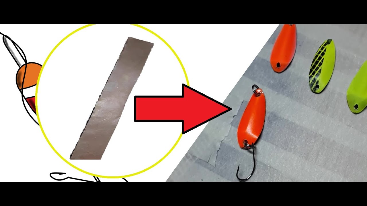 COME CREARE ESCHE ARTIFICIALI DA PESCA !! - LAMIERA DI OTTONE !!!