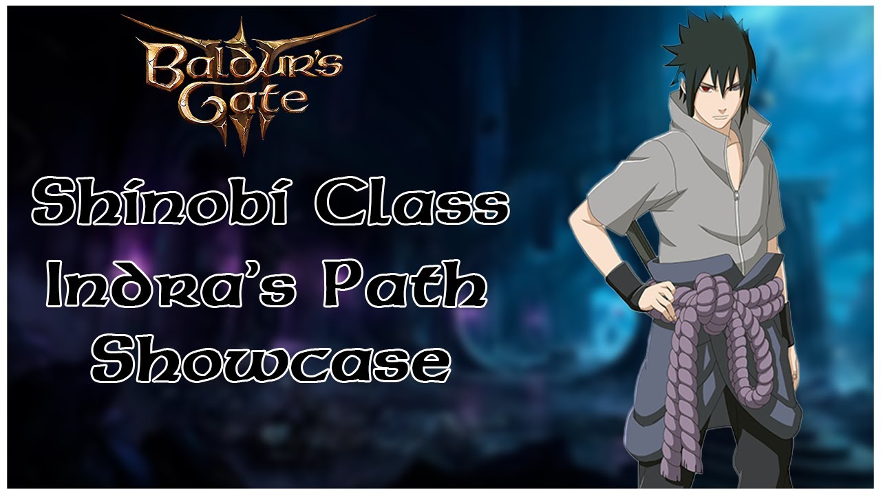 Become SASUKE in BG3! Indra's Path FULL Mod Showcase - Chidori, Amaterasu Flames, Rinnegan & More!