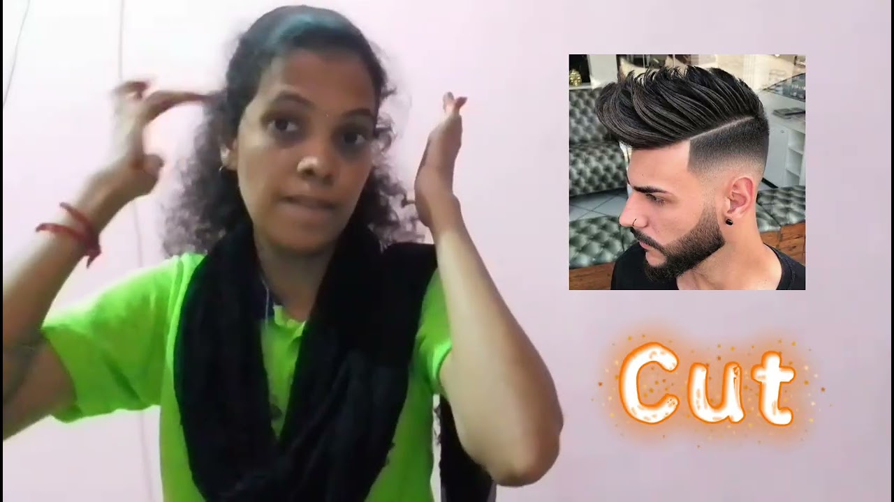 DEAF : Learn How to Sign the Word Cut (On Boy ,She )...@Deaf_videos 