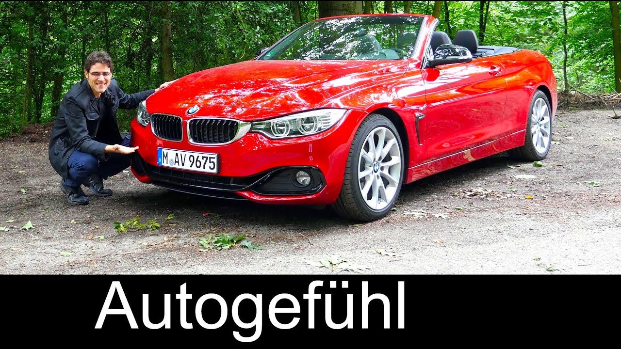 2016 BMW 4 Series Convertible 4er Cabriolet FULL REVIEW test driven 428i - Autogefühl