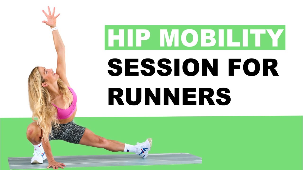 Pilates for runners - HIP MOBILITY FOR RUNNERS 10 minute session [Post run recovery session #2]
