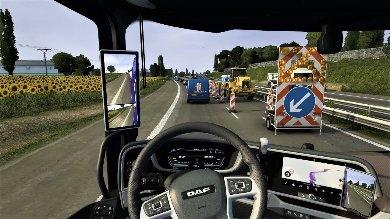 Euro Truck Simulator 2 - Grimsby ➡ Brest #37.1 - Direction la Bretagne !