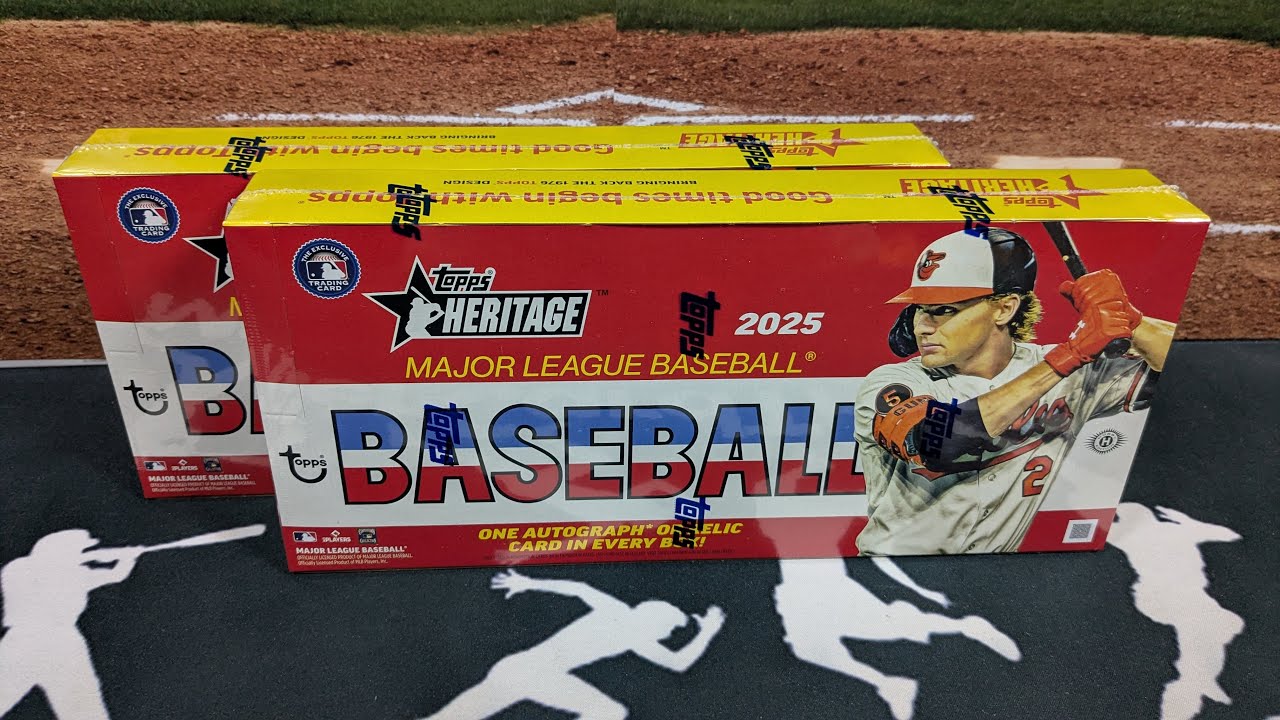 NEW RELEASE!  2025 Topps Heritage!  HOBBY BOX REVIEW!