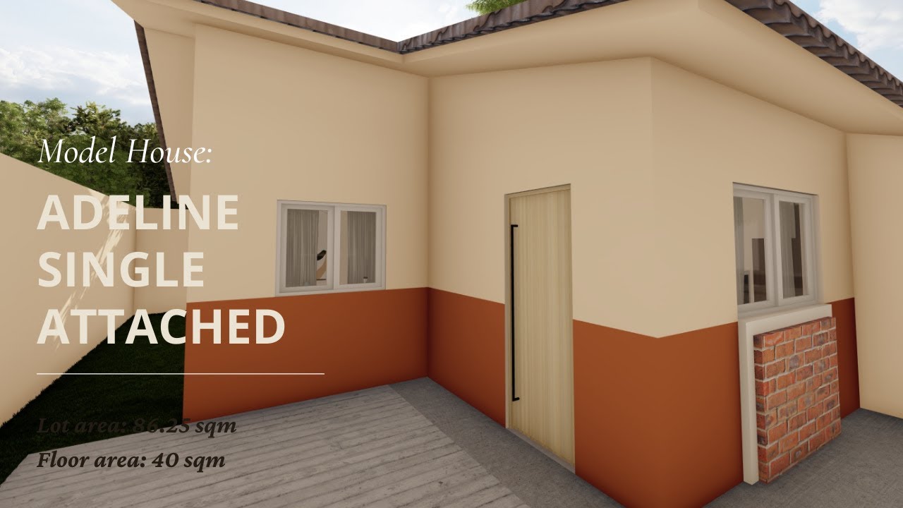 Adeline Single Attached Axeia | Interior Design | 2 Bedrooms | 3D Model | Affordable Housing