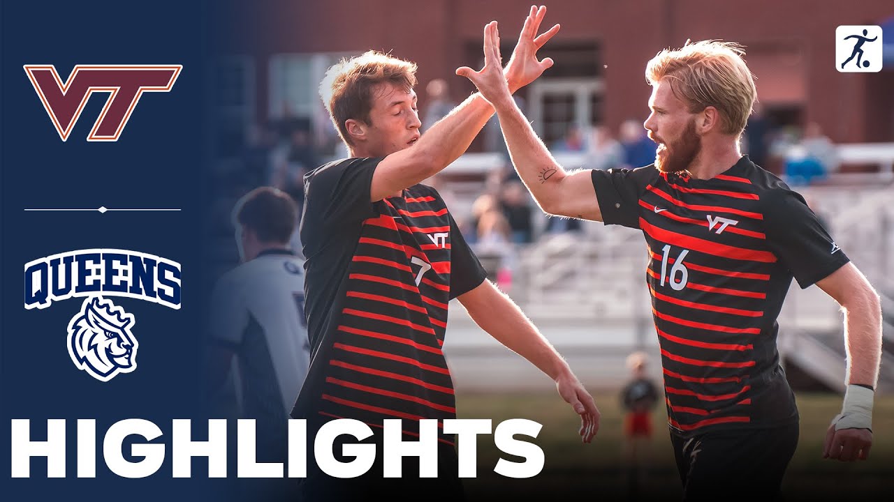 Virginia Tech vs Queens University of Charlotte | NCAA College Soccer |Highlights - October 17, 2023