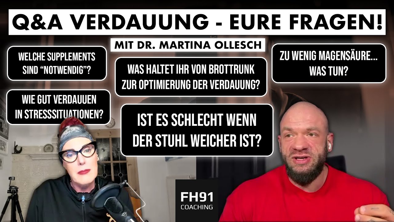 Q&A: Verdauung / Ernährung / L Carnitin / Insulin - Martina beantwortet eure Fragen! 🦾