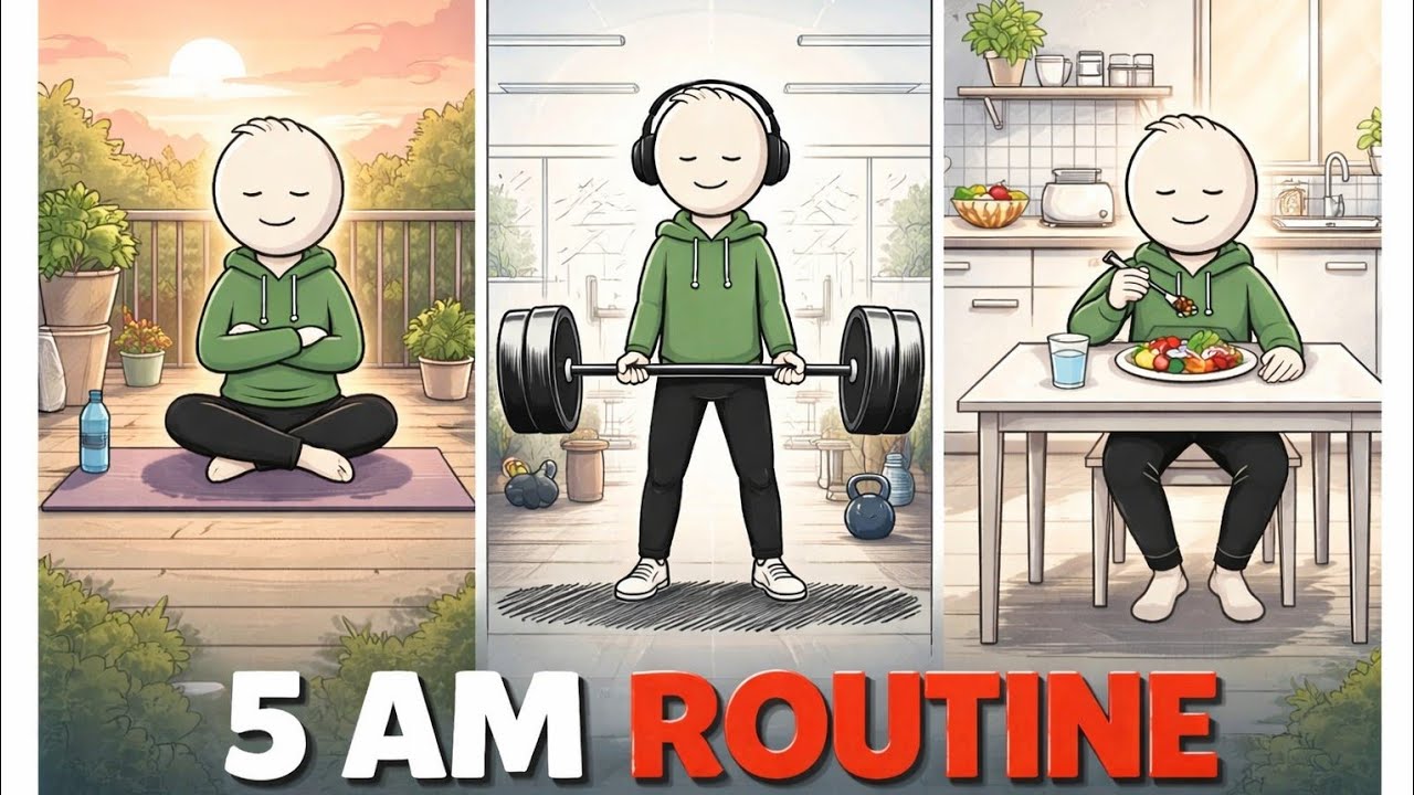  This 5 AM Morning Routine Will Make You UNSTOPPABLE 💪🎯