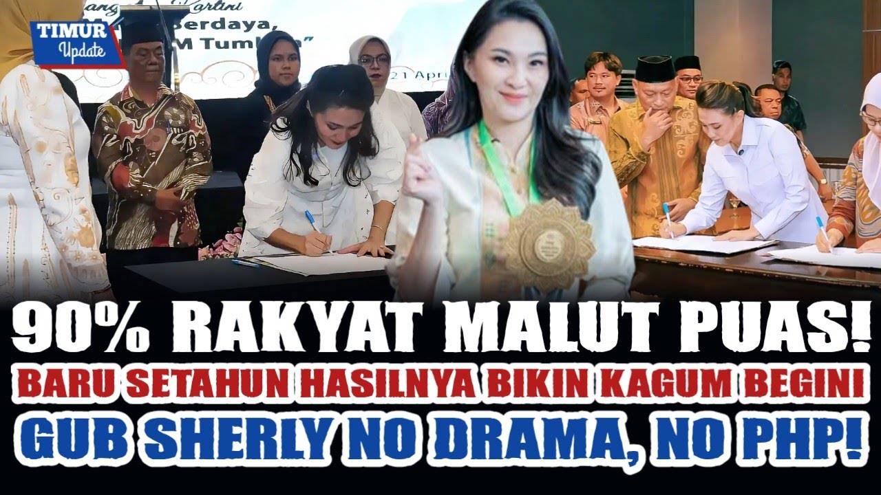 MENGEJUTKAN! INI LANGKAH SHERLY BAWA MALUT MAJU, HANYA SETAHUN SUDAH MELAMPAUI SEMUA GUB SEBELUMNYA!