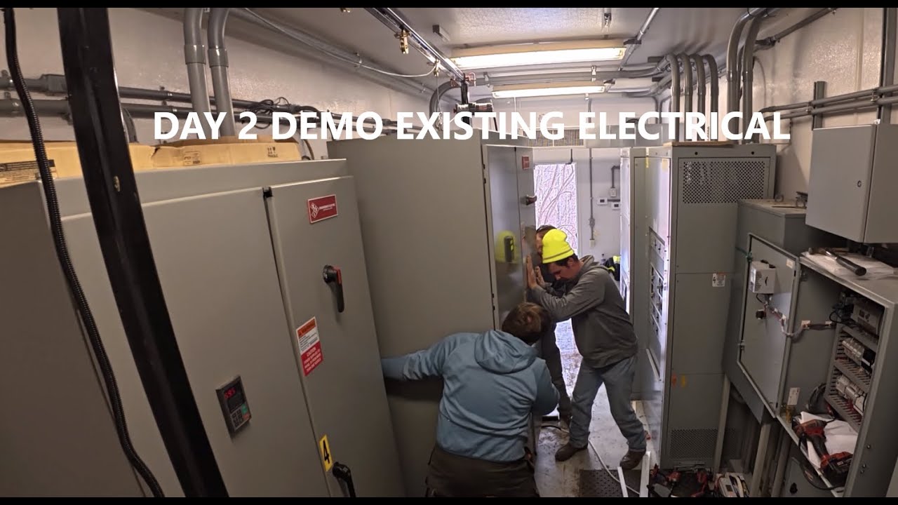 Removing heavy electrical equipment | Day 2