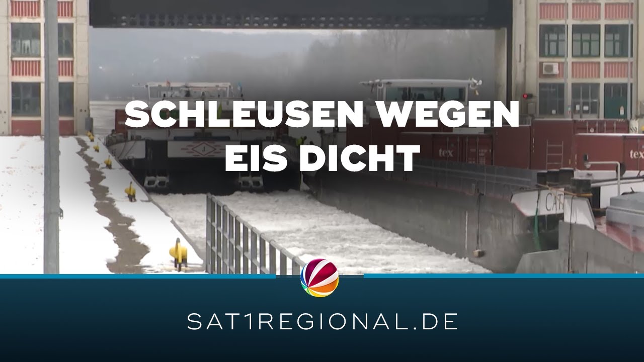 Zu viel Eis auf der Elbe – Schleusentore bei Geesthacht geschlossen